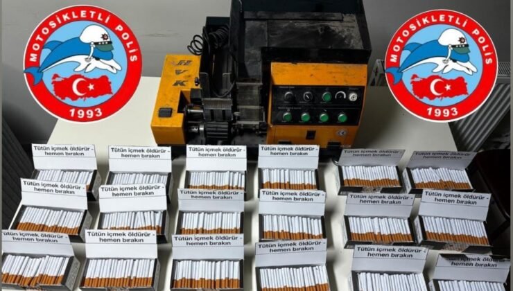 Durdurulan araçtan kaçak tütün çıktı