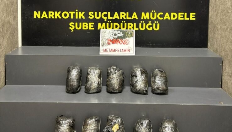 ’Alis’ tepki verdi, araçtan 10 kilo uyuşturucu çıktı