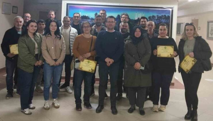 Edirne’de diplomalı çobanlar kursu tamamladı
