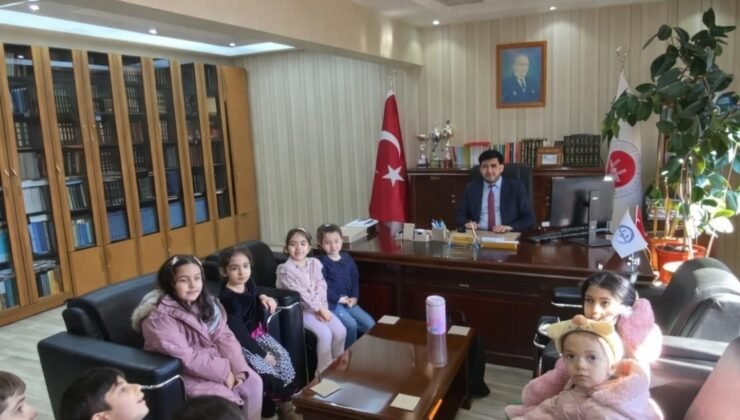 Elazığ’da  Kur’an kursu öğrencilerinden Gazze’ye anlamlı destek