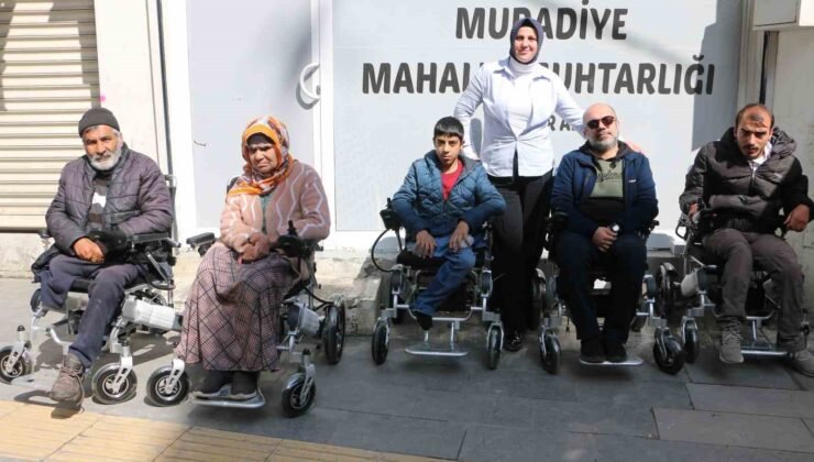 Engelli 10 kişi, akülü sandalye ile bayrama rahat girecek