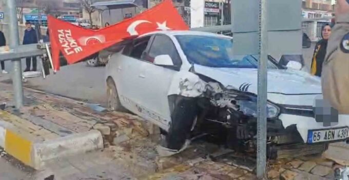 Erciş’te trafik kazası: 1 yaralı