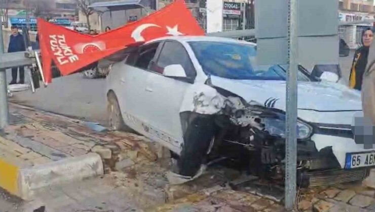 Erciş’te trafik kazası: 1 yaralı