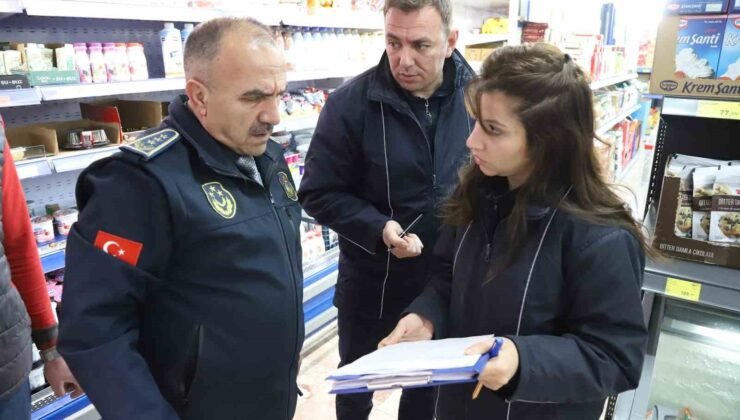 Erzincan’da 80 markete zabıta denetimi