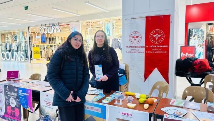 Erzincan’da vatandaşlara obezite konusunda bilgilendirme yapıldı