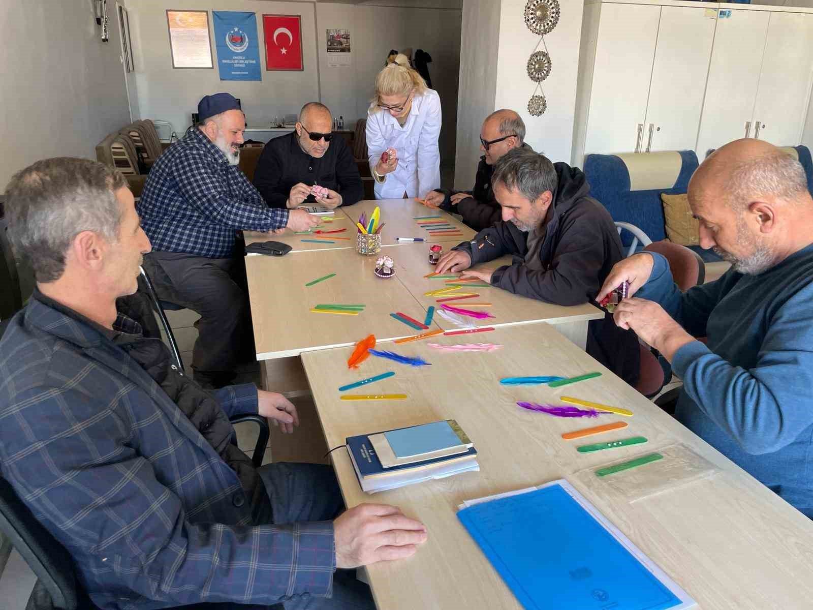 Erzurum’da engellilere “Üreten Eller” projesi