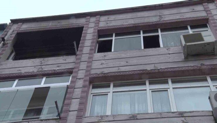 Eşini öldürüp evi ateşe verdi