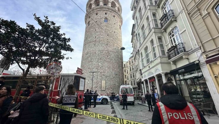 Galata Kulesi’nden atlayan kadın hayatını kaybetti