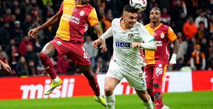 Galatasaray kupada Alanyaspor deplasmanında