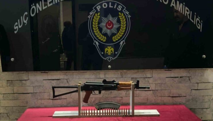 Gaziantep’te 1 adet tüfek ile 21 adet fişek ele geçirildi: 1 gözaltı