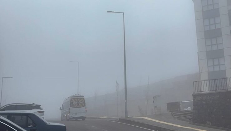 Gaziantep’te sis etkili oldu