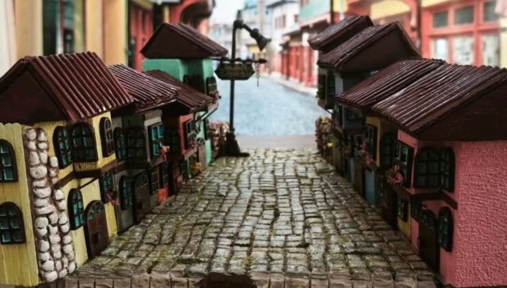 Geleneksel Akşehir evleri minyatür olarak üretiliyor