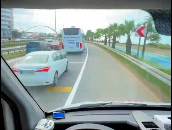 Giresun’da trafikte ambulans duyarlılığı