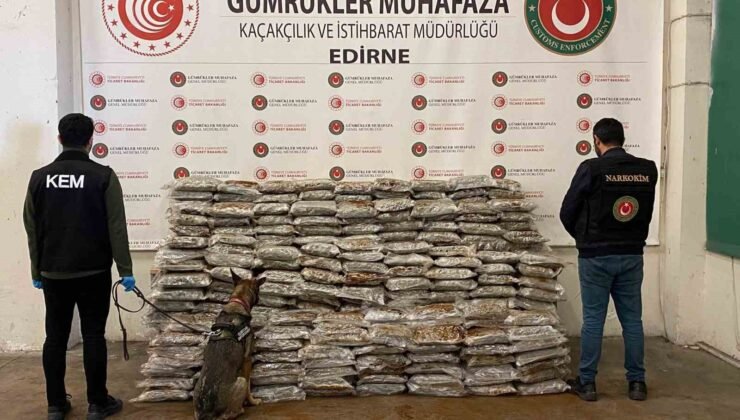 Gümrüklerde 828 milyon 272 bin liralık uyuşturucu madde ele geçirildi