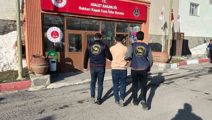Hakkari’de kesinleşmiş hapis cezası bulunan 7 şahıs yakalandı