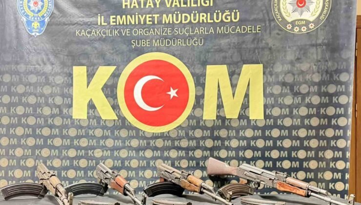Hatay’da kalaşnikof kaçakçılığında: 4 kişi tutuklandı