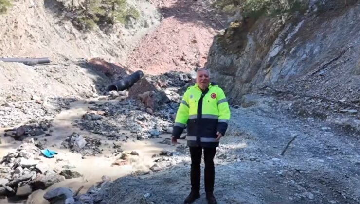 Honaz’da sel baskını sulama tesislerine zarar verdi