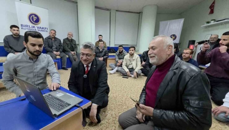 İçişleri Bakan Yardımcısı Ali Çelik, Kütahya’daki sahur programına canlı bağlantıyla katıldı