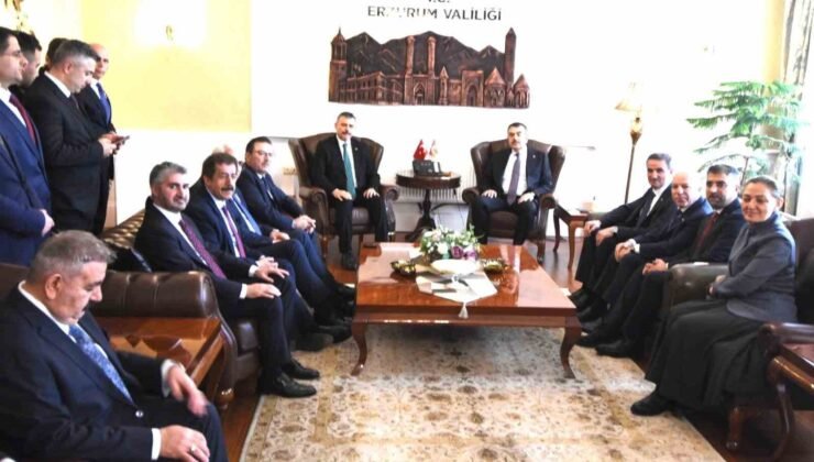 İçişleri Bakanı Çiftçi ve Milli Eğitim Bakanı Tekin Erzurum’da