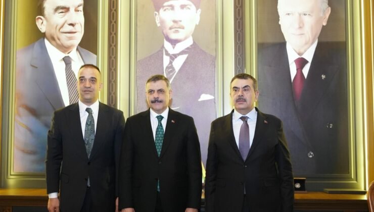 İçişleri Bakanı Çiftçi ve Milli Eğitim Bakanı Tekin’den MHP’ye ziyaret