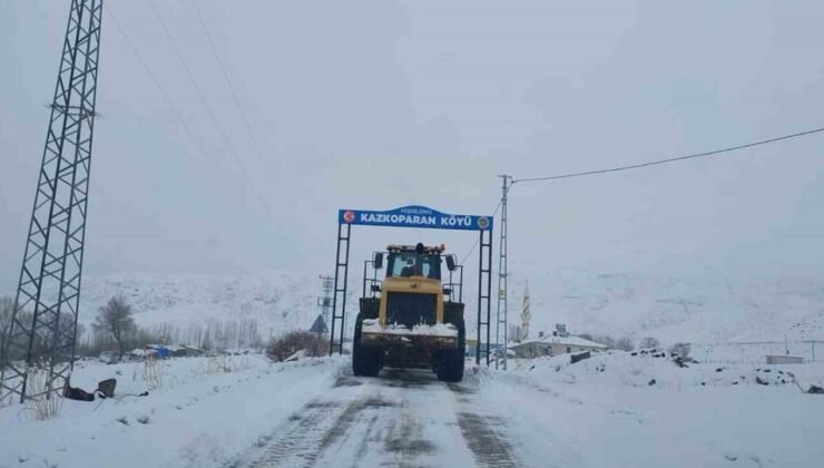 Iğdır’da karla mücadelede başarı: Kapalı köy yolu kalmadı
