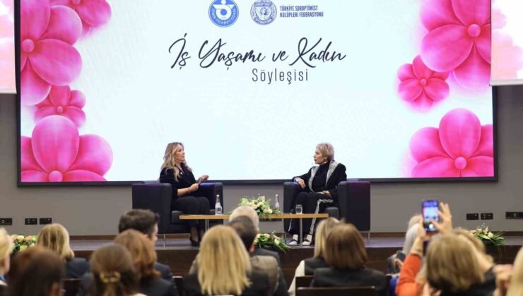 İş kadını Leyla Alaton İzmirli kadınlarla buluştu