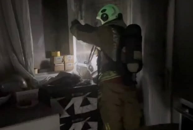 İskenderun’da ev yangını