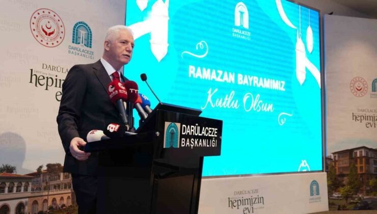 İstanbul Valisi Gül, Darülaceze sakinleriyle bayramlaştı