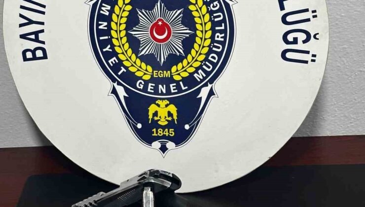 İzmir’de iş yerinde uyuşturucu ve ruhsatsız tabanca ele geçirildi