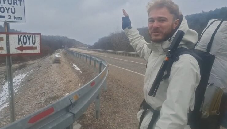 Japonya’ya ulaşmak için Almanya’dan yola çıkan gezgin 6 aydır yürüyor