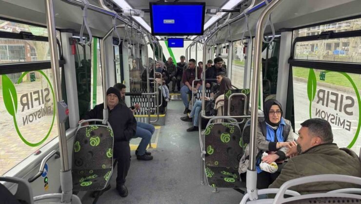 Kahramanmaraş’ta Ramazan Bayramı’nda ücretsiz ulaşım hizmeti: 3 günde 16 bin 740 biniş