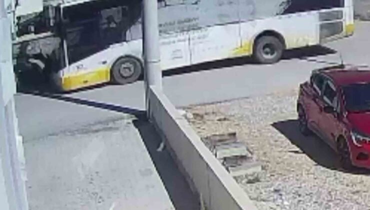 Karaman’da yolcu otobüsüyle motokurye çarpıştı: 1 yaralı