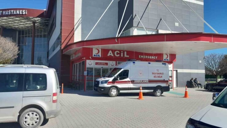 Karapınar’da motosikletin çarptığı yaya yaralandı