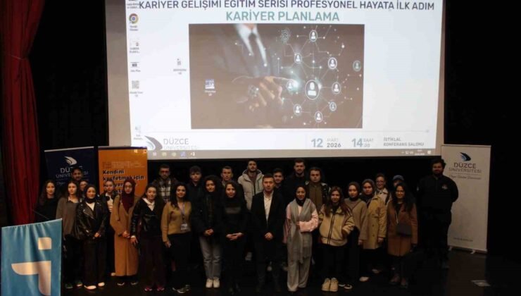 Kariyer planlama eğitimi gerçekleştirildi