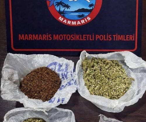 Kavga ihbarına giden polis torbalarca uyuşturucu yakaladı