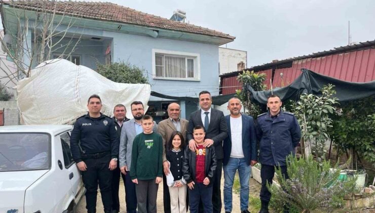 Kaymakam Dalak, şehit ve gazi ailelerini bayramda da yalnız bırakmadı