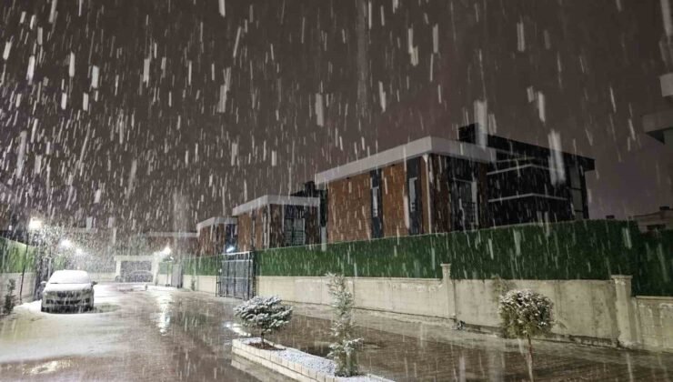 Kayseri’de kar yağışı