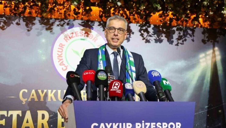 Kemal Memişoğlu “Rizespor Süper Lig’deki spor kulüplerine örnek olan davranış ve yapı içerisinde”