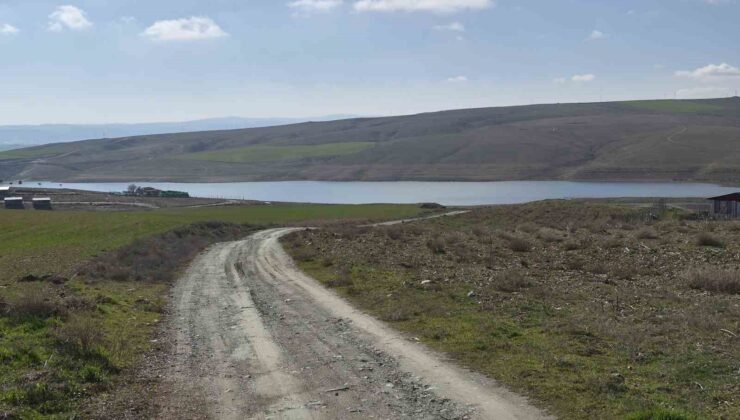 Keskin Barajı’nın su seviyesindeki azalış endişelendiriyor