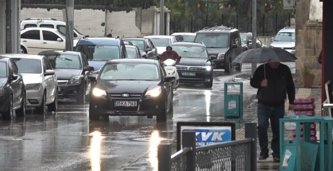 Kilis’te yağış etkili oluyor