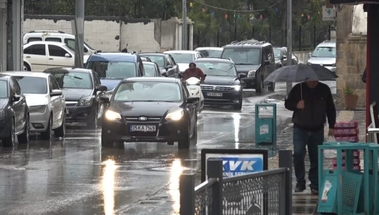 Kilis’te yağış etkili oluyor