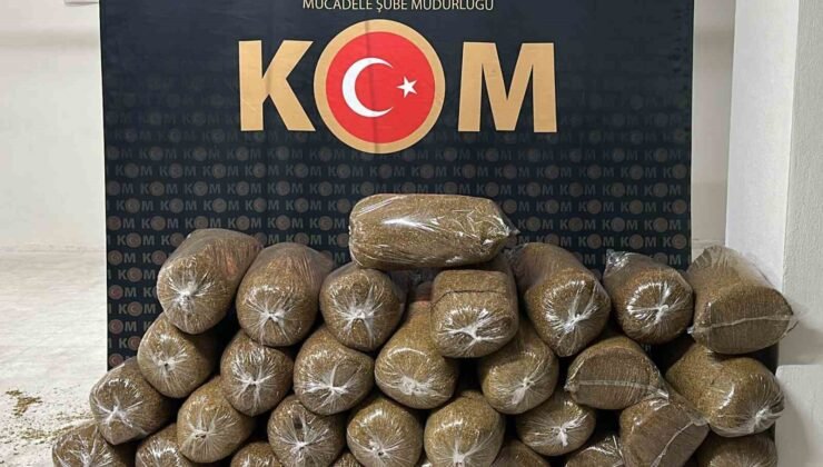 Kırşehir’de 200 kilo kaçak tütün ele geçirildi