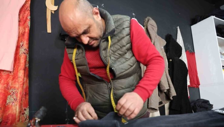 Kırşehir’de, terzilerde bayram yoğunluğu erken başladı