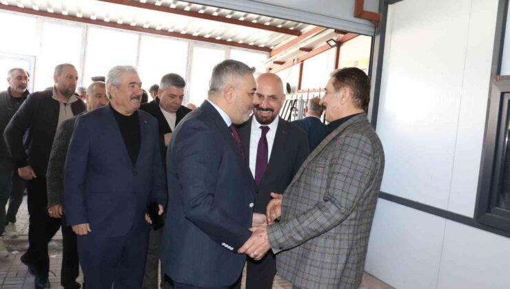 Malatya TSO’dan Şevket Keskin’e tebrik ziyareti