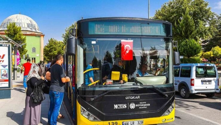 Malatya’da bayram süresince ulaşım ücretsiz