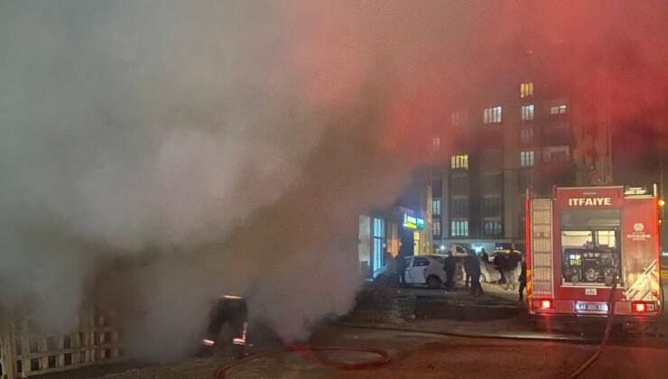 Malatya’da konteyner yangını