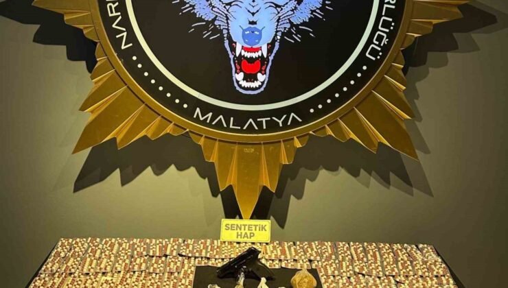 Malatya’da uyuşturucu operasyonu: 5 gözaltı