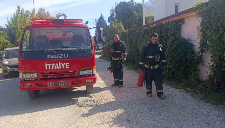 Manavgat’ta otelde çıkan yangın korkuttu