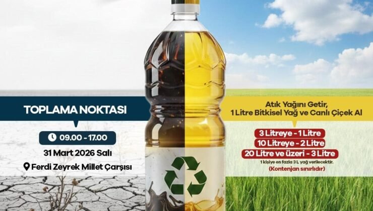 Manisa’da ‘atık yağını getir, suyunu kurtar’ kampanyası