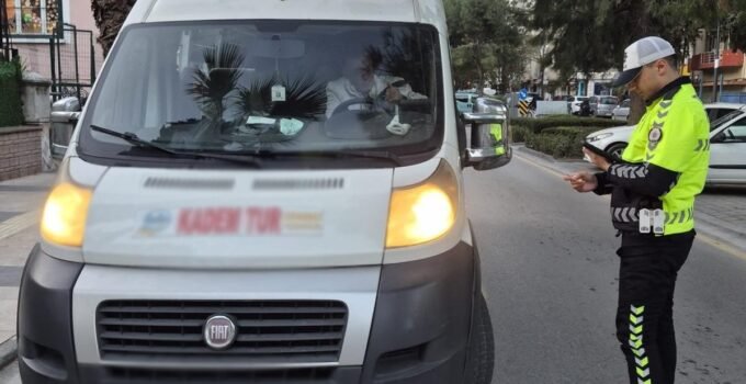 Manisa’da okul servislerine sıkı denetim